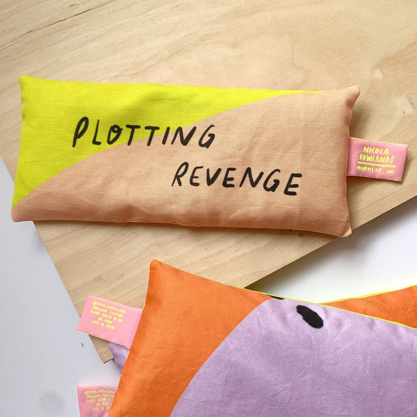 Plotting Revenge - Handmade Lavender Eye Bag
