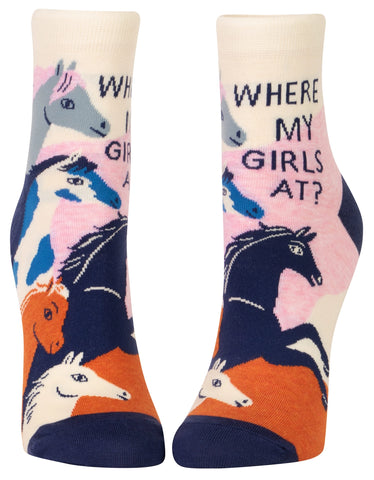 Where My Girls At? Ankle Socks - New!