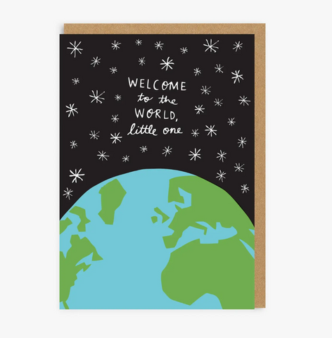 Welcome to the world, little one greeting card