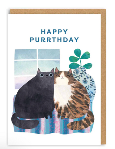 Happy Purrthday card