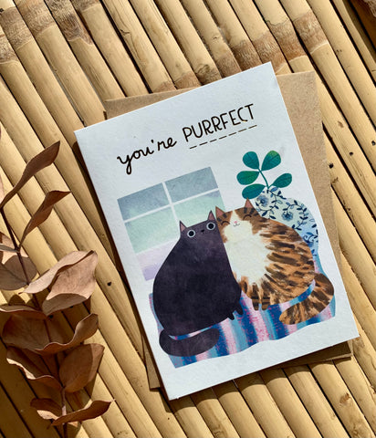 Anniversary Cats greeting card