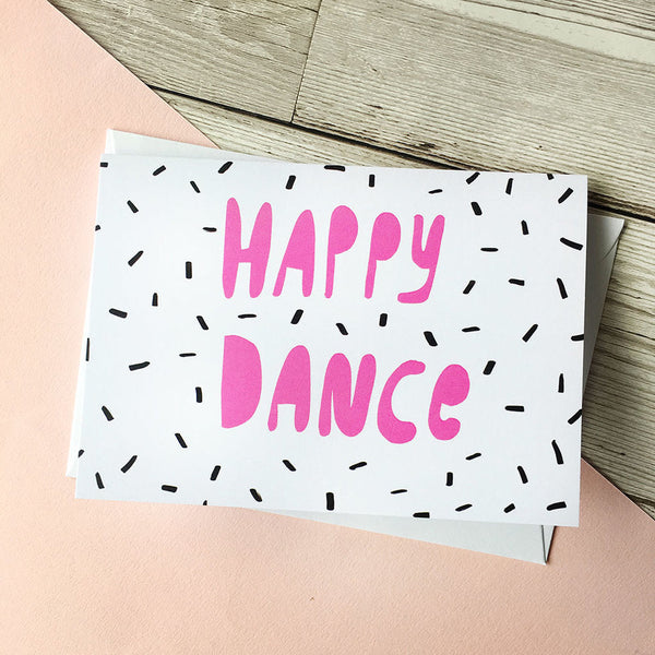 HAPPY DANCE card