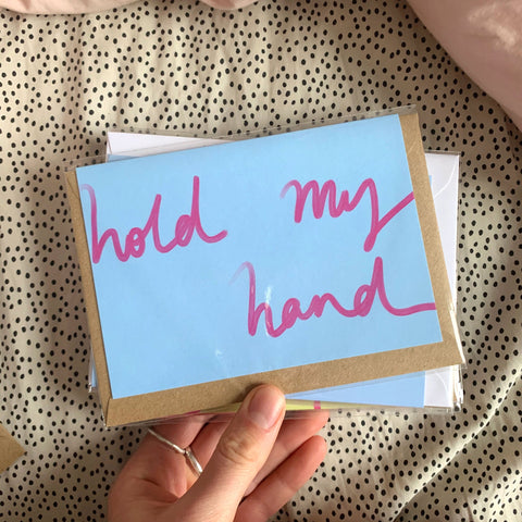 Hold My Hand card