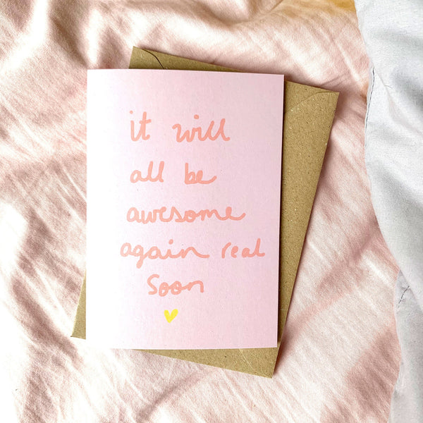 It will all be awesome again card