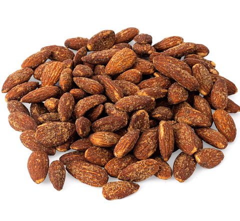 Smoked almonds: per 50g