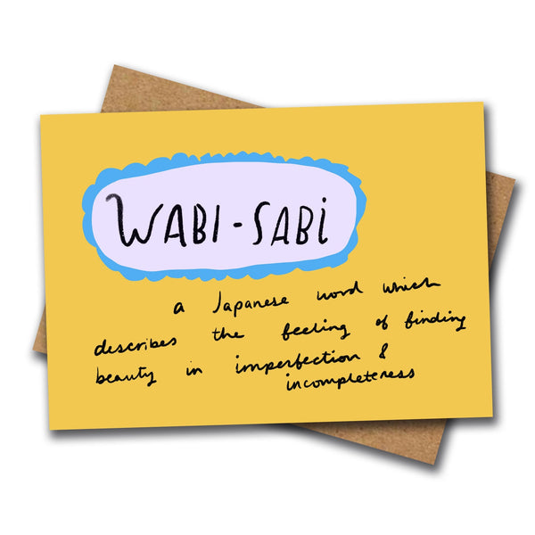 Wabi-Sabi card