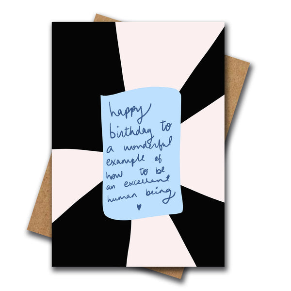 Happy Birthday to a wonderful example card