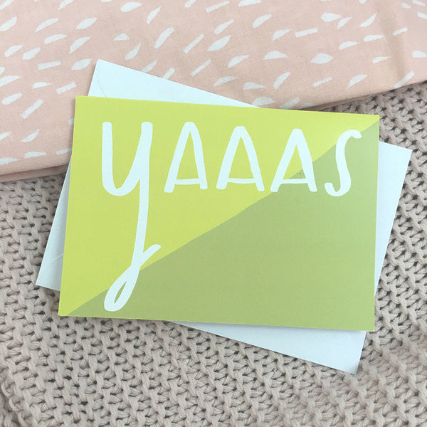 YAAAS card