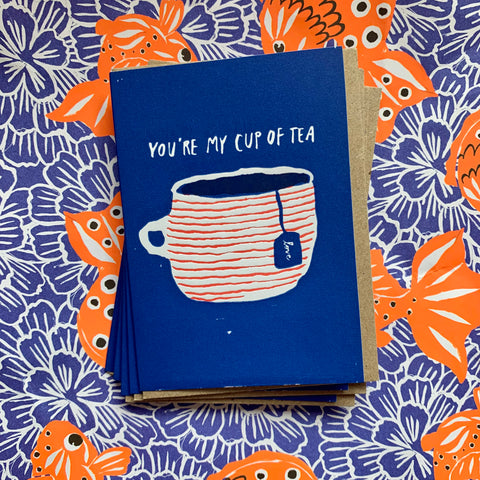 Cup of tea card from Egg Press