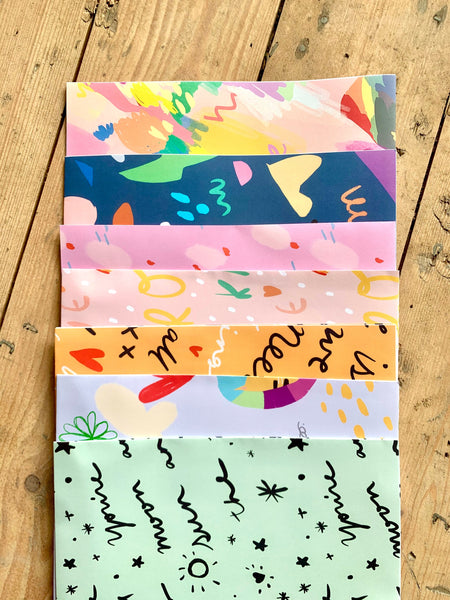 Giftwrap designed by Nicola Rowlands