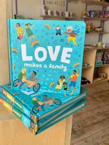 LOVE makes a family board book