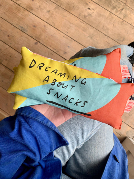 Handmade Lavender Bag: dreaming about snacks