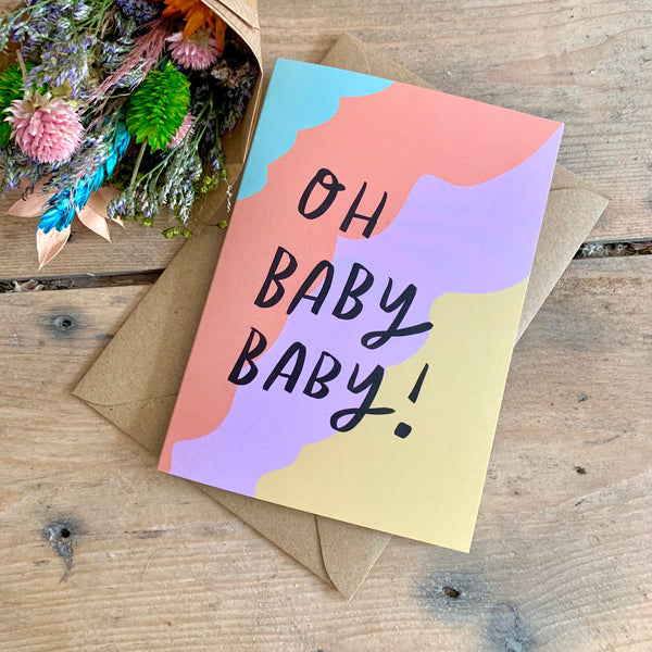 Oh BABY BABY card