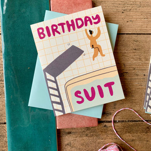 Birthday suit card from People I've Loved