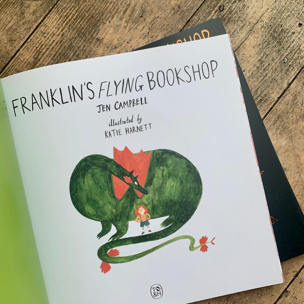 Franklins Flying Bookshop by Jen Campbell- Paperback book