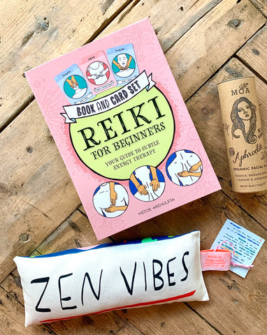 Reiki for Beginners Book and Card Set