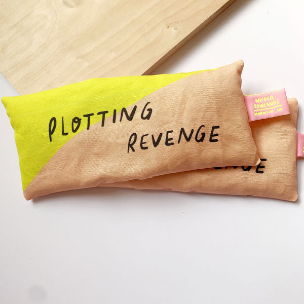 Plotting Revenge - Handmade Lavender Eye Bag